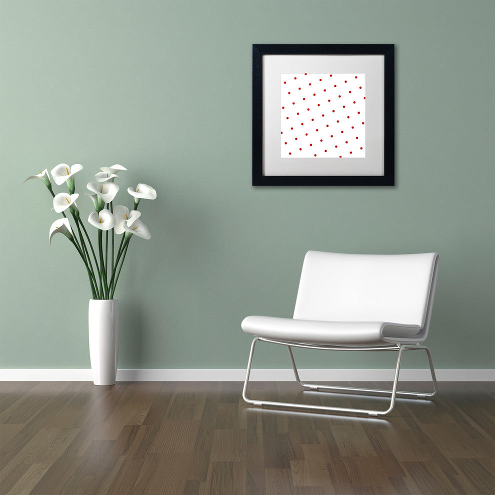 Color Bakery 'Group 05 B' Matted Framed Art, Black Frame, White Mat, 11x11