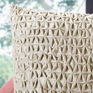 Safavieh Harla Pillow, Beige, 1'6" Square