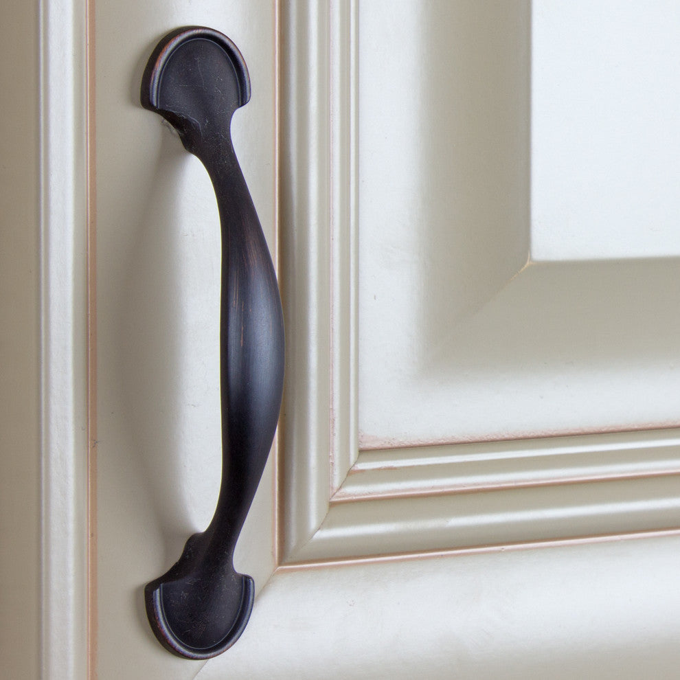 3" Center Rounded Arch Pull, Set of 10, Oil Rubbed Bronze