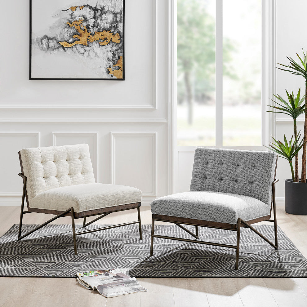 Marlow Fabric Accent Chair, Cardiff Gray