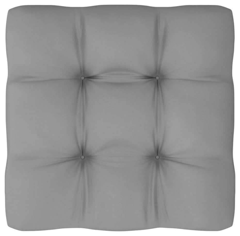 Vidaxl Pallet Sofa Cushion Gray 22.8"x22.8"x4"