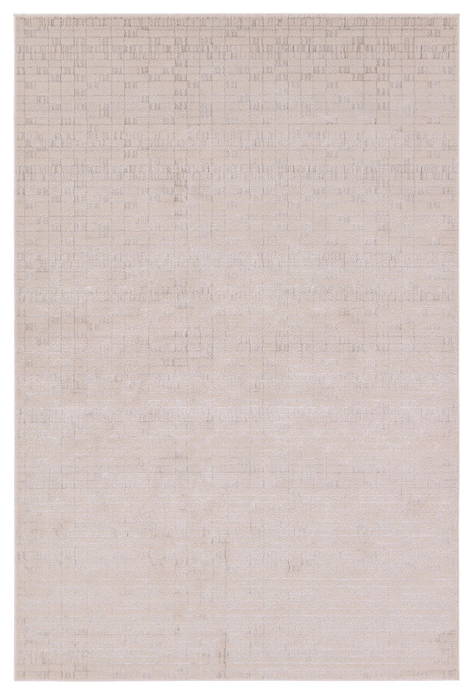 Jaipur Living Taleen Striped Cream/Silver Area Rug 9'3"X13'