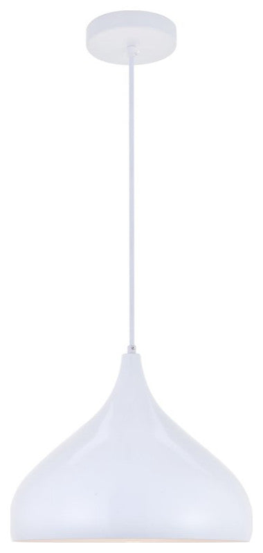 Courtney 1-Light White Pendant