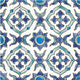 7.87"x7.87" Maya Handpainted Ceramic Tile, Set Of 10