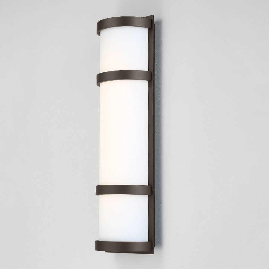 WAC Lighting Latitude 20" LED Outdoor Wall Light in Bronze