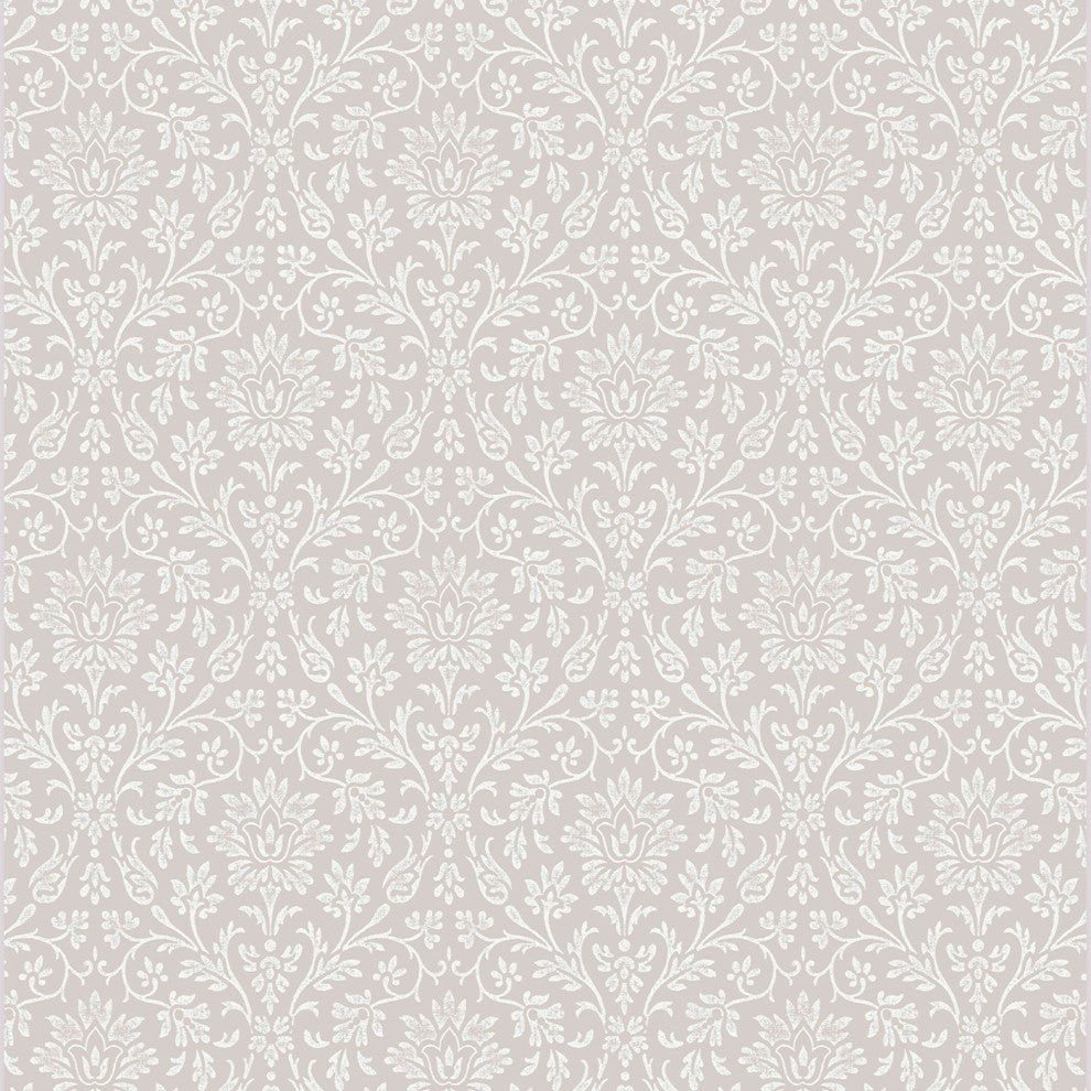 Laura Ashley Annecy Wallpaper, Dove Grey