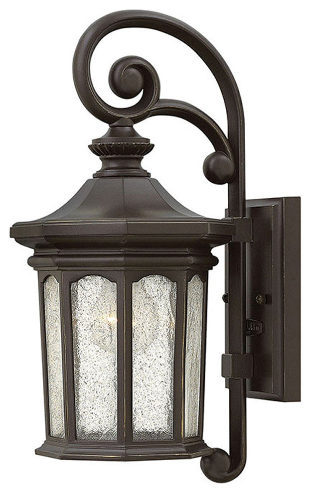 Hinkley Raley Medium Wall Mount Lantern, Oil Rubbed Bronze