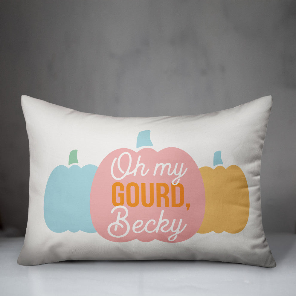 Oh My Gourd, Becky 14x20 Throw Pillow