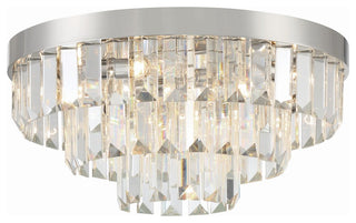 CRYSTORAMA Hayes 8 Light Polished Nickel Ceiling Mount