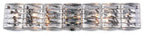 Cuvette Collection 8-Light Chrome Finish Wall Sconce, Vanity