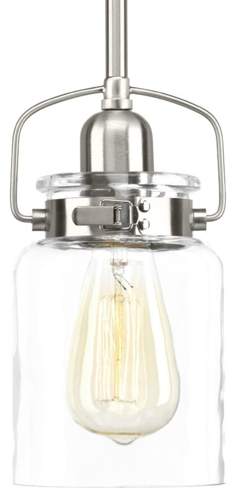 Calhoun Collection 1-Light Mini-Pendant, Brushed Nickel