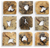 Uttermost Bahati Wood Wall Decor, Natural, S/9