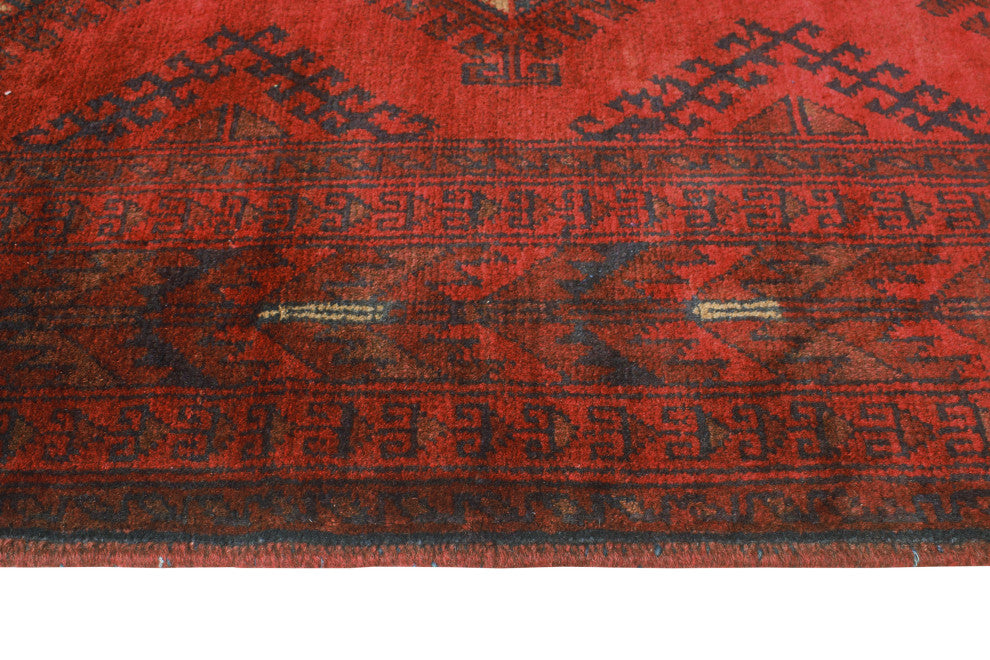 Khal Mohammadi Velma Red/Navy Runner, 2'9x9'7