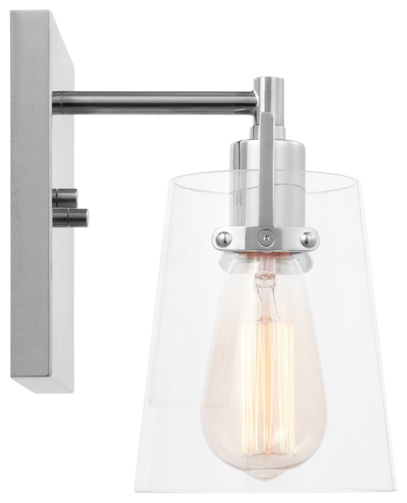 Crofton Small Sconce, Chrome