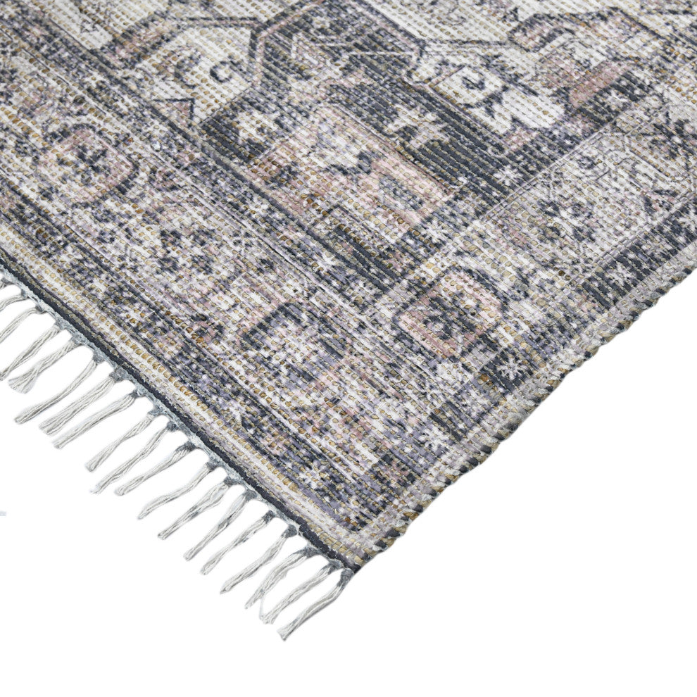 Prairie Sprail Area Rug, Gray, 8' x 10', Oriental