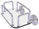 Prestige Wall Mounted Guest Towel Holder, Polished Chrome