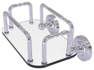 Prestige Wall Mounted Guest Towel Holder, Polished Chrome