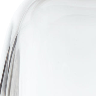 Dane Pendant, Sterling/Clear Glass
