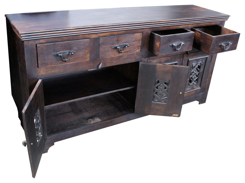 4 Drawer And 4 Door Buffet