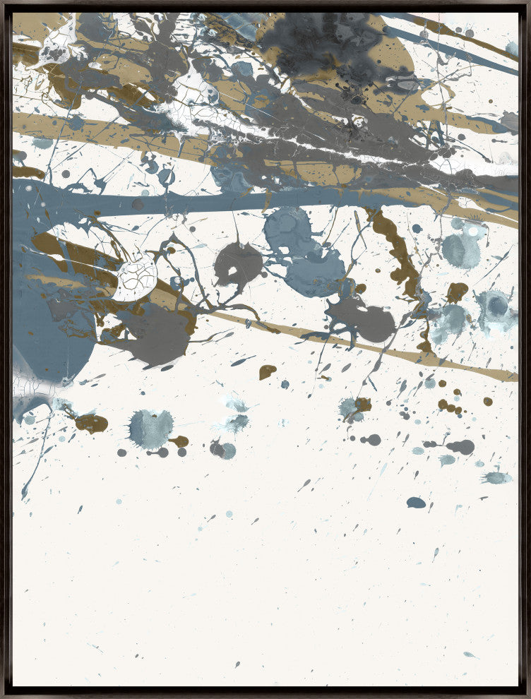 24x32 Winding Road IX, Framed Artwork, Espresso