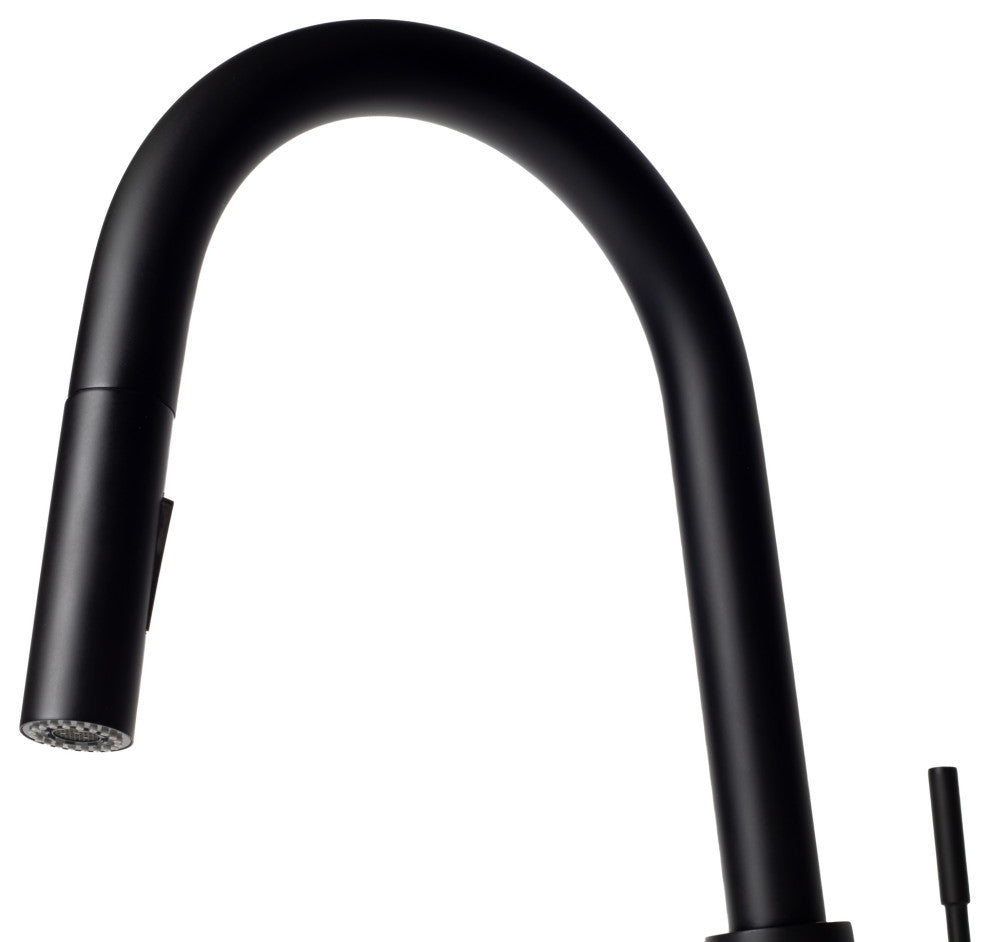 ZLINE Gemini Kitchen Faucet in Matte Black (GEM-KF-MB)