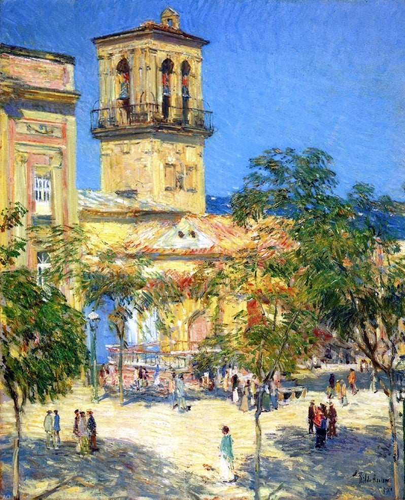 Frederick Childe Hassam Street of the Great Captain- Cordoba Gallery Wrap Canvas