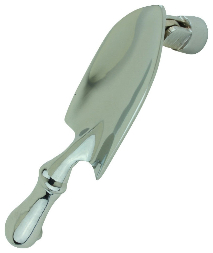 Chrome Brass Vintage Door Knocker Garden Trowel 7"H |