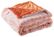 Heavy Faux Fur Throw, Burnt Orange, 60"x80"