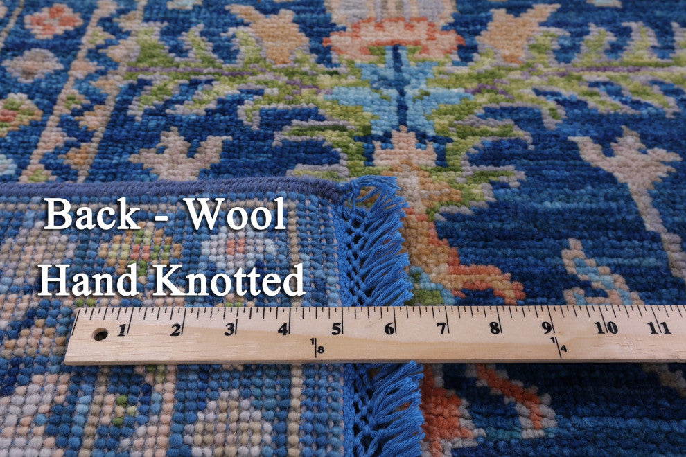 Handmade Turkish Oushak Wool Rug 8' 1" X 10' 0" - Q15660
