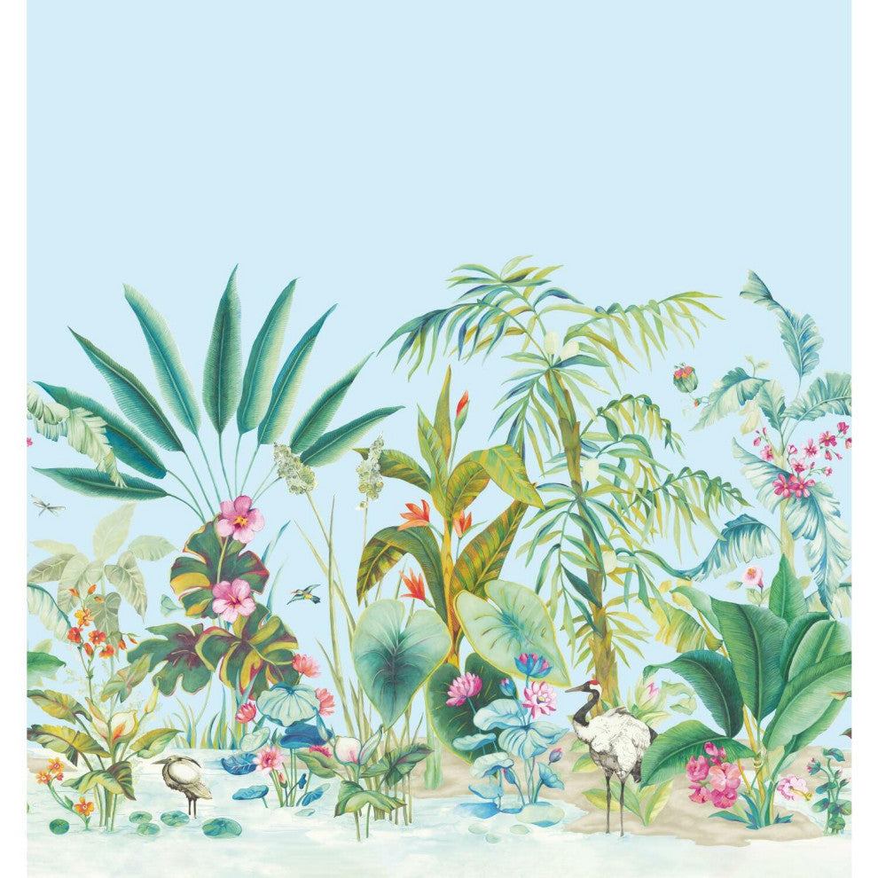 Tropical Panoramic Mural