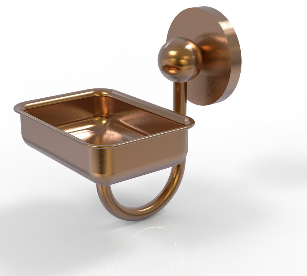 Prestige Skyline Wall Mounted Soap Dish, Brushed Bronze