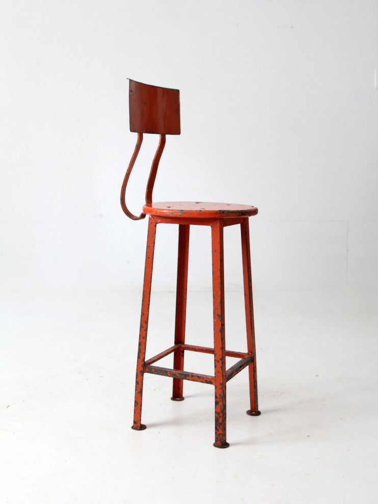 Consigned, Vintage Industrial Stool