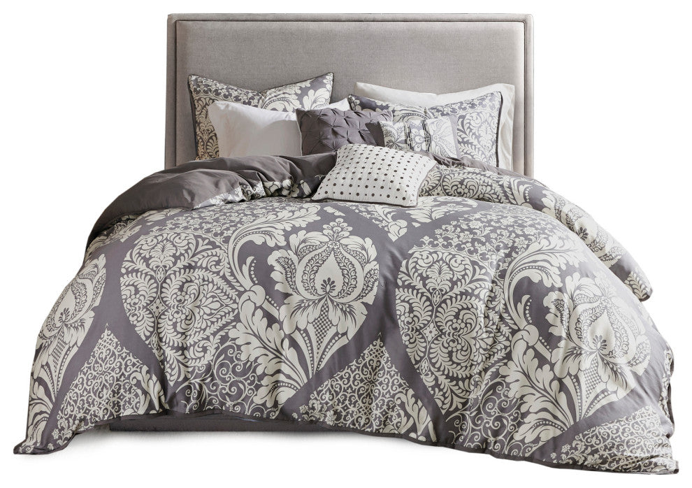 Madison Park Printed 7-Piece Comforter Set, Queen