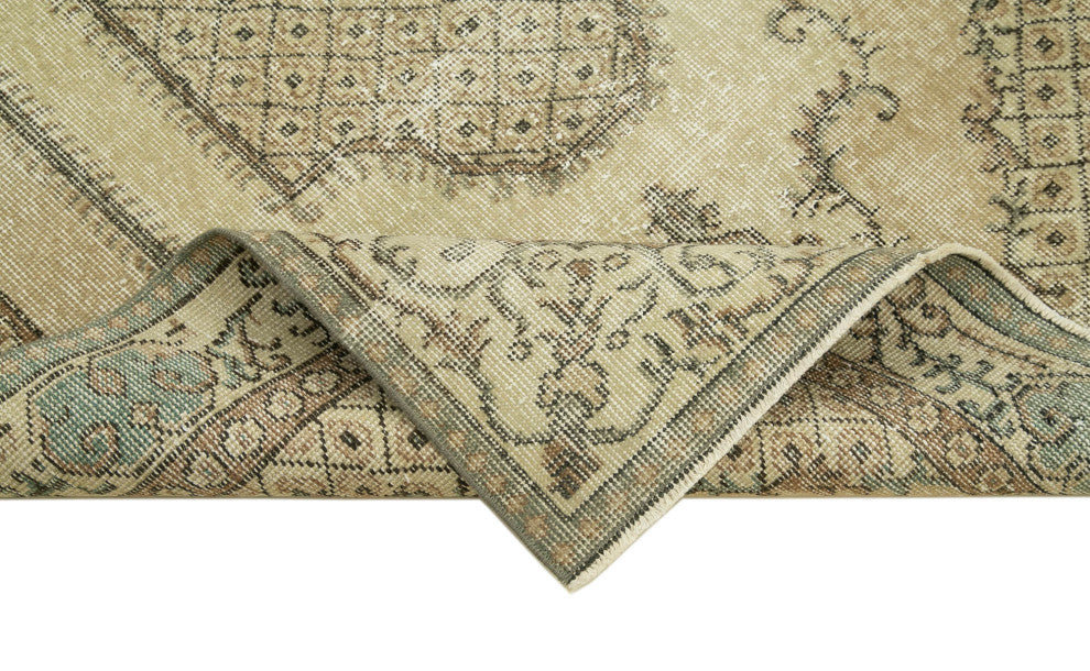Rug N Carpet - Hand-knotted Turkish 3' 11" x 6' 6" Vintage Small Area Rug