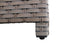 Florence Wheeled Chaise Set of 2 Outdoor Wicker Patio Furniture in Aruba