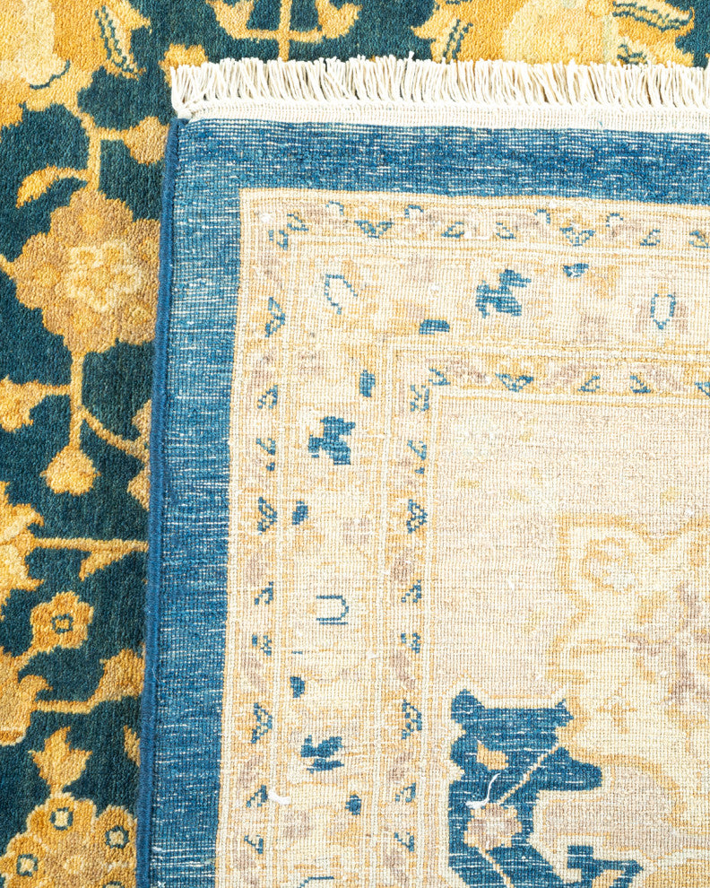 Mogul, One-of-a-Kind Hand-Knotted Area Rug Blue, 8'4"x10'7"