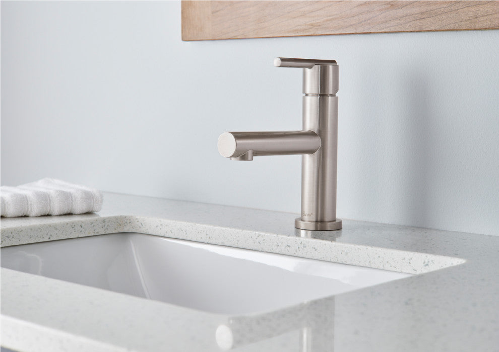 Parma Trim Line Single Handle Lavatory Faucet, Brushed Nickel