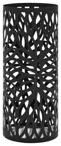 vidaXL Umbrella Stand Black Powder-coated steel Medium Durable
