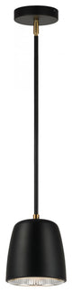 Matteo Lighting Luca Contemporary Pendant Light, Black
