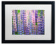 Cora Niele ''Blue Pink Lupine Flowers'' Matted Framed Art