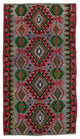 Rug N Carpet - Hand-knotted Turkish 5' 3'' x 9' 6'' Rustic Kilim Rug