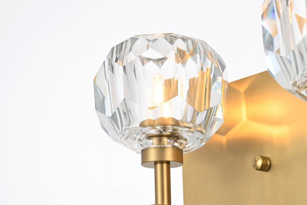 5 Light Wall Sconce, Gold