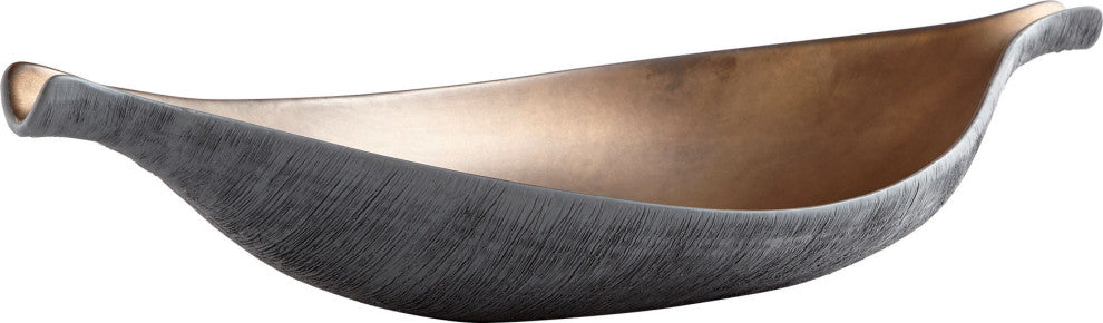 Horus Tray, Charcoal Gray, Bronze, Large