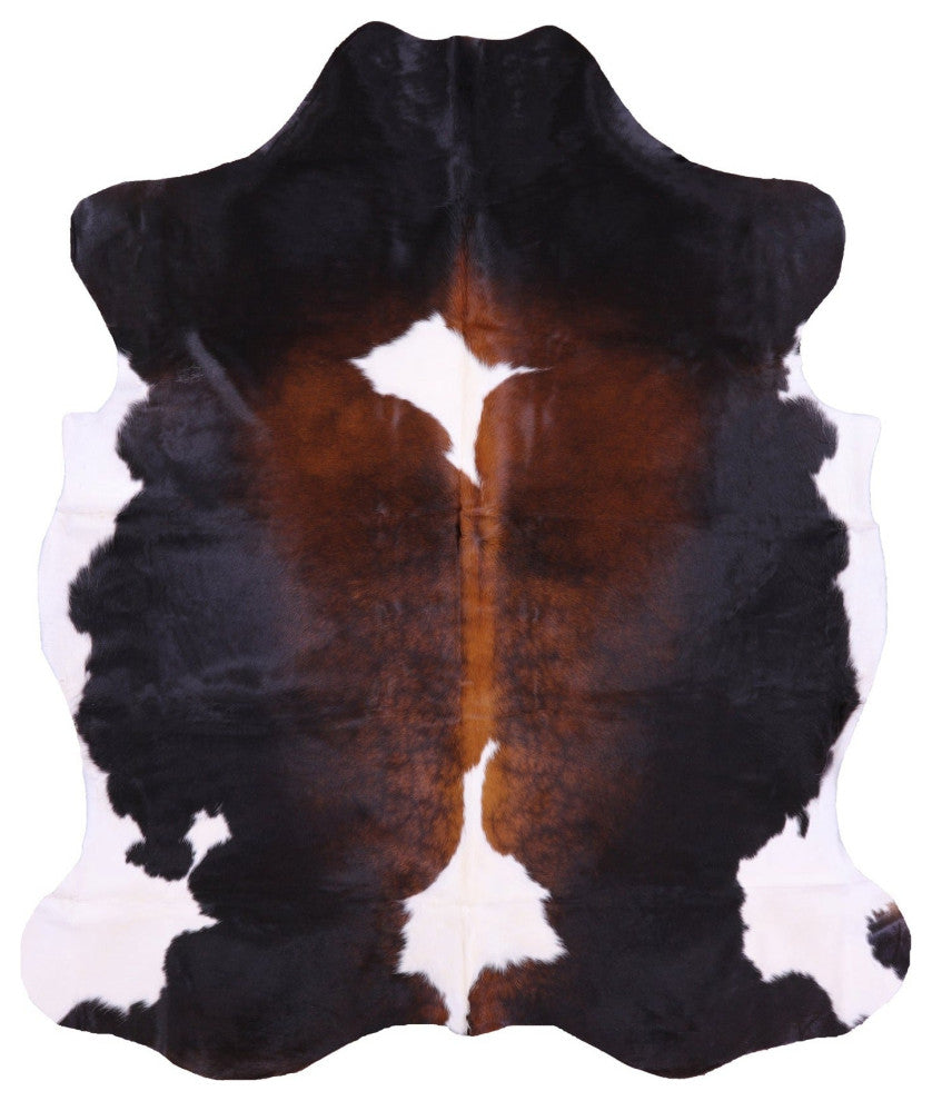 Organic Natural Hair-On Cowhide Area Rug 7' 3" X 6' 2" C1572