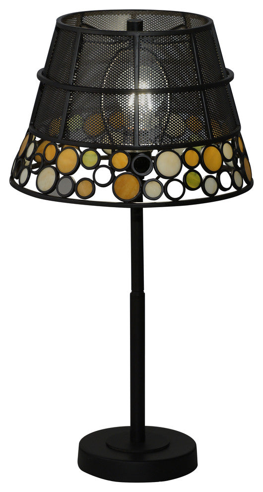 Pasqual Mesh Tiffany-Style Table Lamp