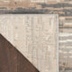 Nourison Jubilant 2'3" x 7'3" Grey Beige Modern Indoor Rug
