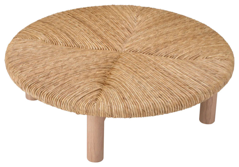 Seagrass Round Coffee Table | Eichholtz Costello, Natural
