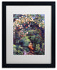 David Lloyd Glover 'Rose Arbor Pathway' Art, Black Frame, 16"x20", White Matte