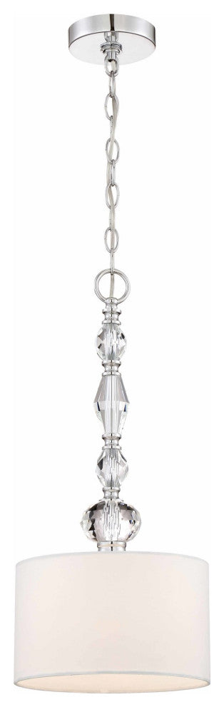 Designers Fountain 89930 Evi 2 Light 10"W Pendant - Chrome