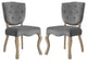 Array Dining Side Chair Set of 2, Gray